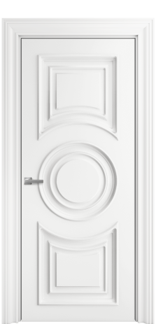 Дверь межкомнатная Колизей 6 Цвет Белый Покрытие Эмаль  Наличник Модерн 110 Цена 101075