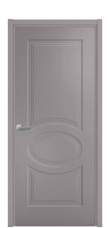 Дверь межкомнатная Рино 6 Цвет Ирис Покрытие Эмаль  Наличник L 50 Цена 40475