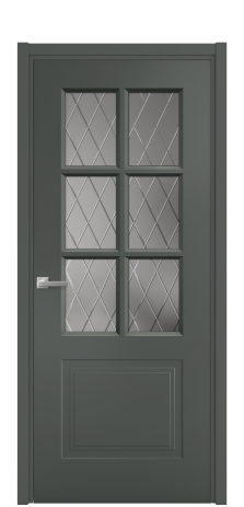 Дверь межкомнатная Paulo 1 Цвет Пихтовый Покрытие Эмаль  Наличник L 50 Цена 43773