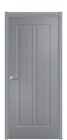 Дверь межкомнатная Paulo 4 Цвет Гриджио Покрытие Эмаль  Наличник L 50 Цена 41718