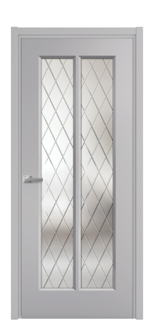 Дверь межкомнатная Paulo 4 Цвет Галечный Покрытие Эмаль  Наличник L 50 Цена 44008