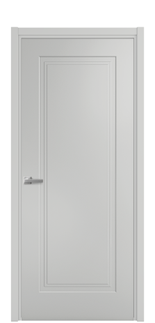 Дверь межкомнатная Rino 1 Цвет Телегрей Покрытие Эмаль  Наличник L 50 Цена 40475