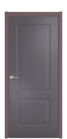 Дверь межкомнатная Рино 2 Цвет Фиолетовый Покрытие Эмаль  Наличник L 50 Цена 41718