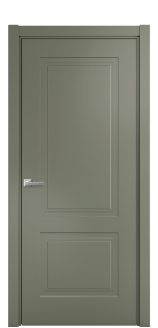 Дверь межкомнатная Рино 2 Цвет Зеленый Покрытие Эмаль  Наличник L 75 Цена 41718