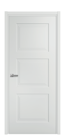 Дверь межкомнатная Rino 3 Цвет Облачный Покрытие Эмаль  Наличник L 50 Цена 40475