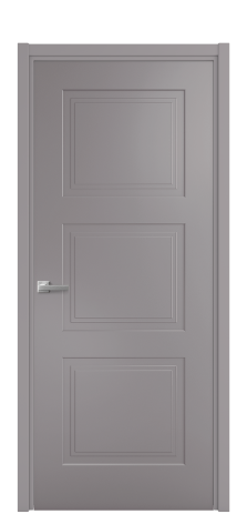 Дверь межкомнатная Rino 3 Цвет Ирис Покрытие Эмаль  Наличник L 50 Цена 40475