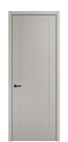 Дверь межкомнатная Плэйн 1 Цвет Серый Шелк Brash Покрытие ЭМАЛИ Эмаль брашированная Наличник L 50 Цена 43375