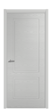 Дверь межкомнатная Plaine 2 Цвет Телегрей Brash Покрытие Эмаль брашированная  Наличник L 50 Цена 43375