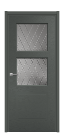 Дверь межкомнатная Плэйн 3 Цвет Пихтовый Brash Покрытие Эмаль брашированная  Наличник L 50 Цена 45500