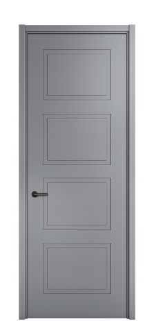Дверь межкомнатная Плэйн 4 Цвет Гриджио Покрытие ЭМАЛИ Эмаль Наличник L 50 Цена 42778