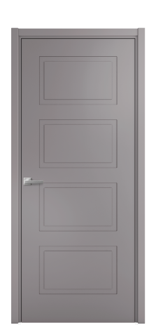 Дверь межкомнатная Плэйн 4 Цвет Ирис Покрытие Эмаль  Наличник L 50 Цена 39475