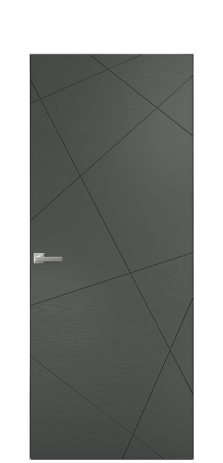 Дверь межкомнатная Твист 01 Цвет Пихтовый Brash Покрытие Эмаль брашированная  Наличник Скрытый короб хром Цена 46300