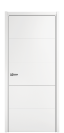 Дверь межкомнатная Линия 01 Цвет Белый Покрытие Эмаль  Наличник L 50 Цена 39475