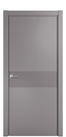 Дверь межкомнатная Mezzo 01 Цвет Ирис Покрытие Эмаль  Наличник L 75 Цена 42475