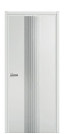 Дверь межкомнатная Mezzo 11 Цвет Облачный Покрытие Эмаль  Наличник L 50 Цена 42475