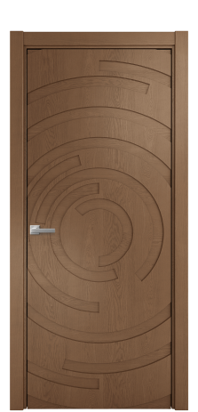 Дверь межкомнатная Capriccio 02 Цвет Дуб Темный Покрытие Шпон натуральный  Наличник L 75 Цена 64550