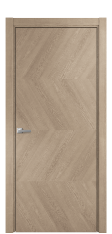 Дверь межкомнатная Unit 01 Цвет Дуб Песочный Покрытие Шпон натуральный  Наличник L 75 Цена 58050