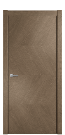 Дверь межкомнатная Unit 01 Цвет Дуб Мускат Покрытие Шпон натуральный  Наличник L 75 Цена 58050