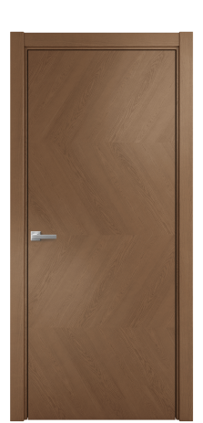 Дверь межкомнатная Юнит 01 Цвет Дуб Темный Покрытие Шпон натуральный  Наличник L 75 Цена 58050