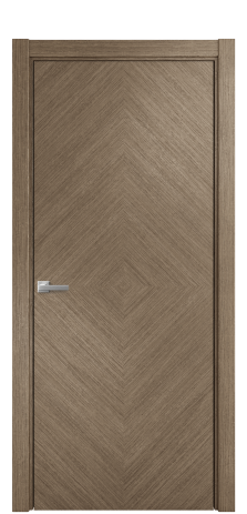 Дверь межкомнатная Unit 02 Цвет Дуб Кофе Покрытие Шпон масло  Наличник L 75 Цена 60675