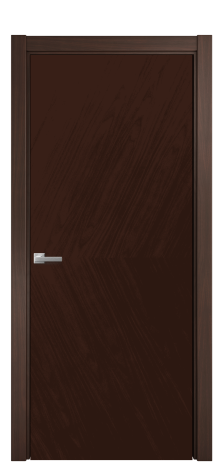 Дверь межкомнатная Unit 03 Цвет Каштановый Орех Покрытие Шпон натуральный  Наличник L 75 Цена 58600