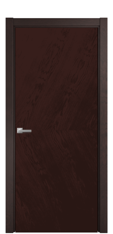 Дверь межкомнатная Юнит 03 Цвет Мореный Дуб Покрытие Шпон натуральный  Наличник L 75 Цена 54050
