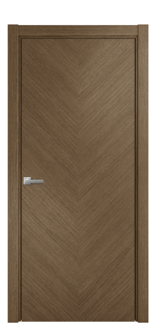 Дверь межкомнатная Unit 04 Цвет Дуб Шоколад Покрытие Шпон масло  Наличник L 75 Цена 56675