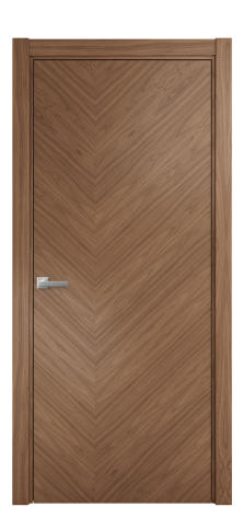 Дверь межкомнатная Unit 05 Цвет Американский Орех Покрытие Шпон натуральный  Наличник L 75 Цена 58600