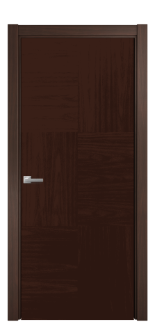 Дверь межкомнатная Unit 06 Цвет Каштановый Орех Покрытие Шпон натуральный  Наличник L 75 Цена 62600