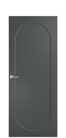 Дверь межкомнатная Anse 1 Цвет Пихтовый Покрытие Эмаль  Наличник Скрытый короб хром Цена 45893