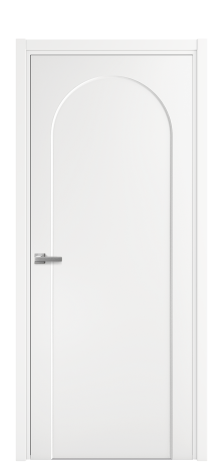 Дверь межкомнатная Anse 2 Цвет Белый Покрытие Эмаль  Наличник L 50 Цена 36974