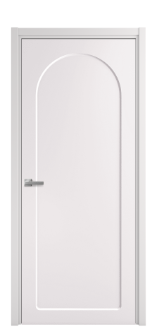 Дверь межкомнатная Anse 3 Цвет Крем Покрытие Эмаль  Наличник L 50 Цена 44475