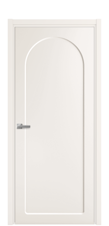 Дверь межкомнатная Anse 3 Цвет Молочный Покрытие Эмаль  Наличник L 50 Цена 36974