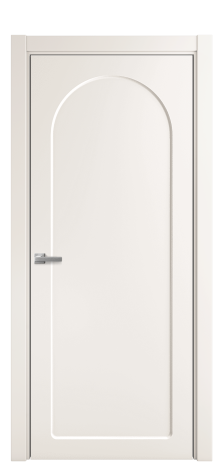 Дверь межкомнатная Ансе 3 Цвет Молочный Покрытие Эмаль  Наличник L 75 Цена 44475