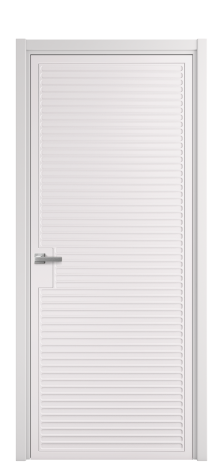 Дверь межкомнатная Спейс 01 Цвет Крем Покрытие Эмаль  Наличник L 50 Цена 49475