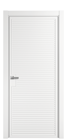 Дверь межкомнатная Спейс 01 Цвет Белый Покрытие Эмаль  Наличник L 75 Цена 49475