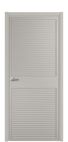 Дверь межкомнатная Space 02 Цвет Серый Шелк Покрытие Эмаль  Наличник L 50 Цена 49475