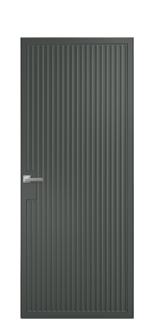 Дверь межкомнатная Space 12 Цвет Пихтовый Покрытие Эмаль  Наличник Скрытый короб хром Цена 51143