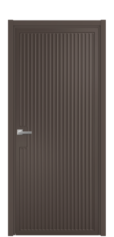 Дверь межкомнатная Space 12 Цвет Коричневый Покрытие Эмаль  Наличник L 50 Цена 51168