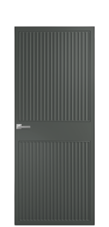 Дверь межкомнатная Space 22 Цвет Пихтовый Покрытие Эмаль  Наличник Скрытый короб хром Цена 51143