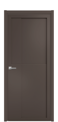 Дверь межкомнатная Podio 02 Цвет Коричневый Покрытие Эмаль  Наличник L 50 Цена 51168
