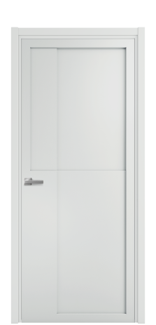 Дверь межкомнатная Podio 02 Цвет Облачный Покрытие Эмаль  Наличник L 50 Цена 49475