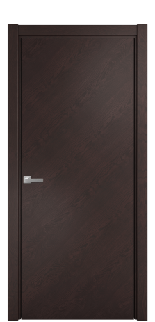 Дверь межкомнатная Porte 39-00 Цвет Мореный Дуб Покрытие Шпон натуральный диагональ Наличник L 75 Цена 51238