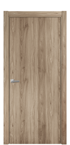 Дверь межкомнатная Porte 39-00 Цвет Орех NY смоук Покрытие ПВХ WOOD NATURAL Наличник L 75 Цена 27000