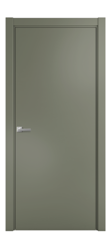 Дверь межкомнатная Porte 39-00 Цвет Зеленый Покрытие Эмаль  Наличник L 75 Цена 39618