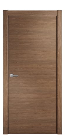 Дверь межкомнатная Porte 39-00 Цвет ESPRESSO 1017M Покрытие Шпон Fine Line горизонталь Наличник L 75 Цена 42510