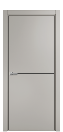 Дверь межкомнатная Слот 10-001 Цвет Серый Шелк Покрытие Эмаль  Наличник L 75 Цена 42675