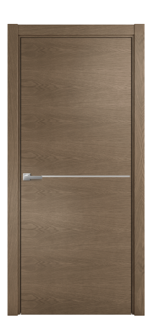 Дверь межкомнатная Слот 10-001 Цвет Дуб Мускат Покрытие Шпон натуральный  Наличник L 75 Цена 48750