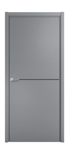 Дверь межкомнатная Slot 10-001 Цвет Ясень Гриджио Покрытие Шпон крашеный  Наличник L 50 Цена 45875