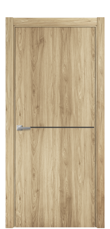 Дверь межкомнатная Slot 10-001 Цвет Орех NY светлый Покрытие ПВХ WOOD NATURAL Наличник L 75 Цена 31200